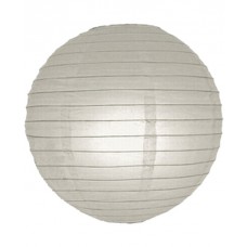8" Paper Lantern Grey Mist Regular Wire